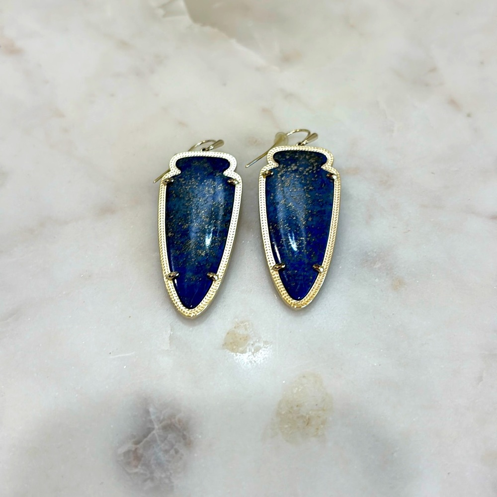 Blue Lapis Kendra Scott Skyler Earrings